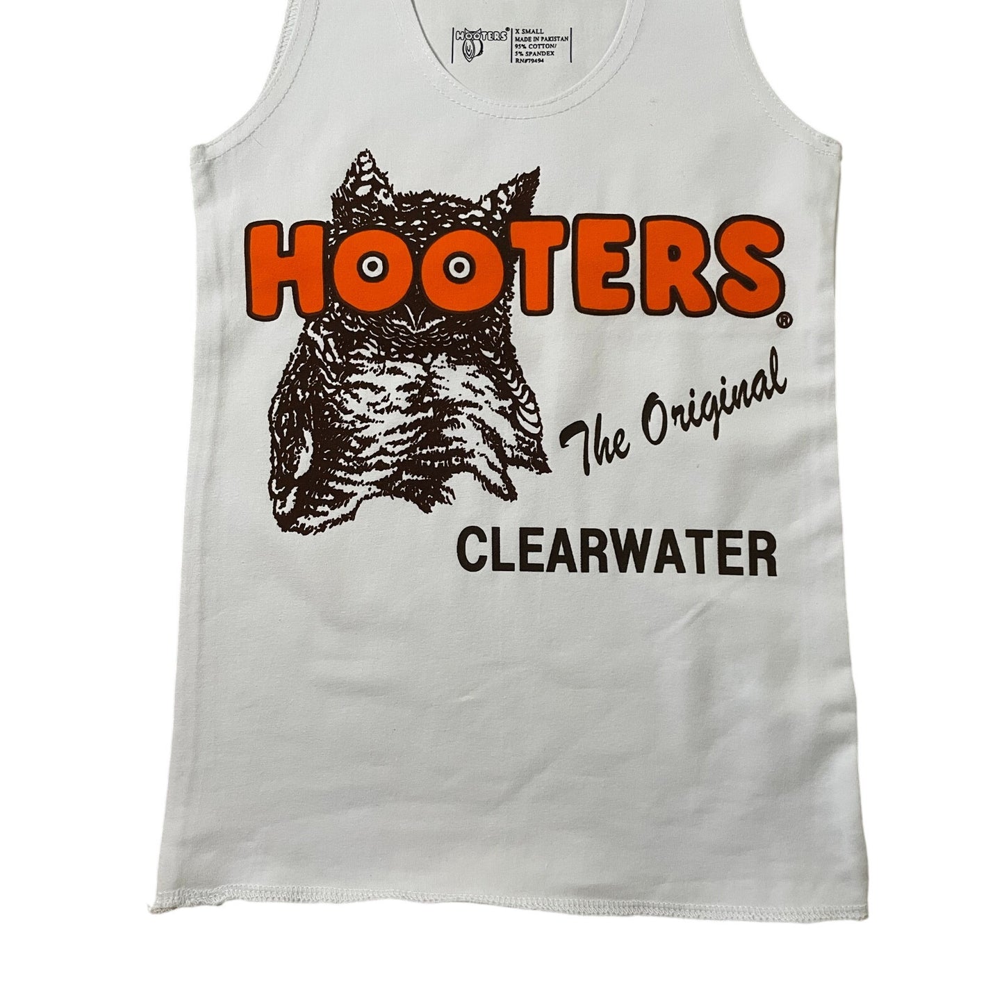 New Women’s Hooters Girl Uniform Tank And Shorts from Clearwater Florida Size Xs