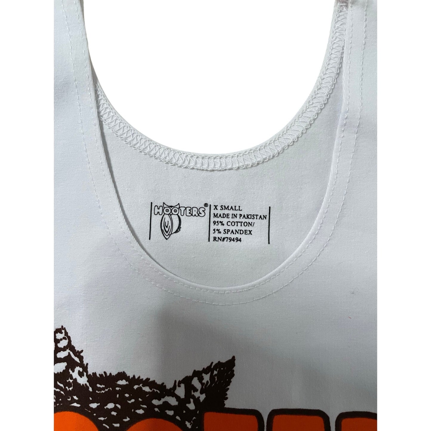 New Women’s Hooters Girl Uniform Tank And Shorts from Clearwater Florida Size Xs