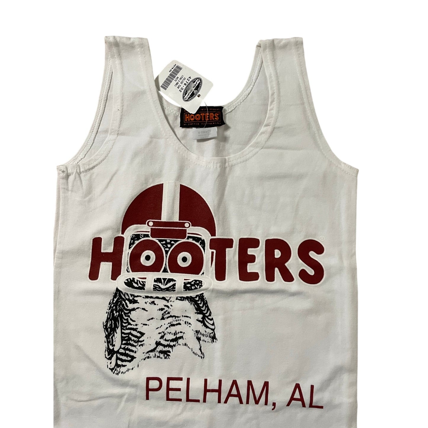 New Hooters Girl Uniform Rare Football Themed Tank from Pelham Alabama size Xs