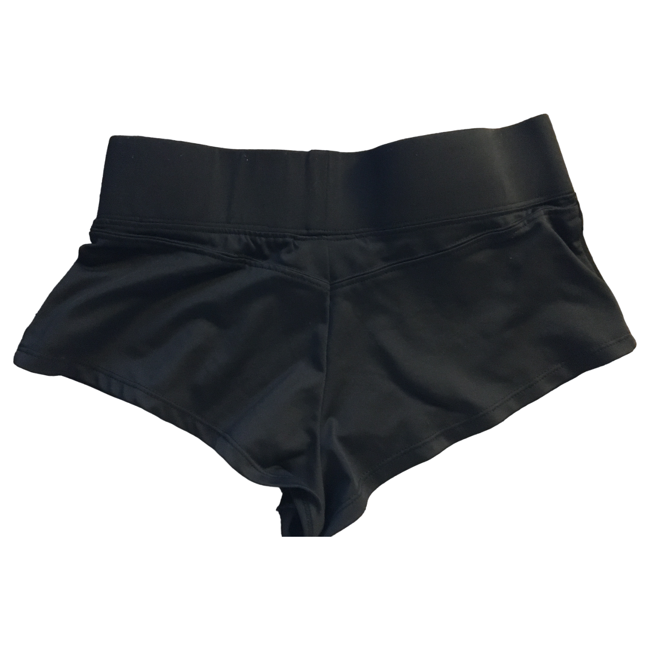 Hooters black cheeky shorts back