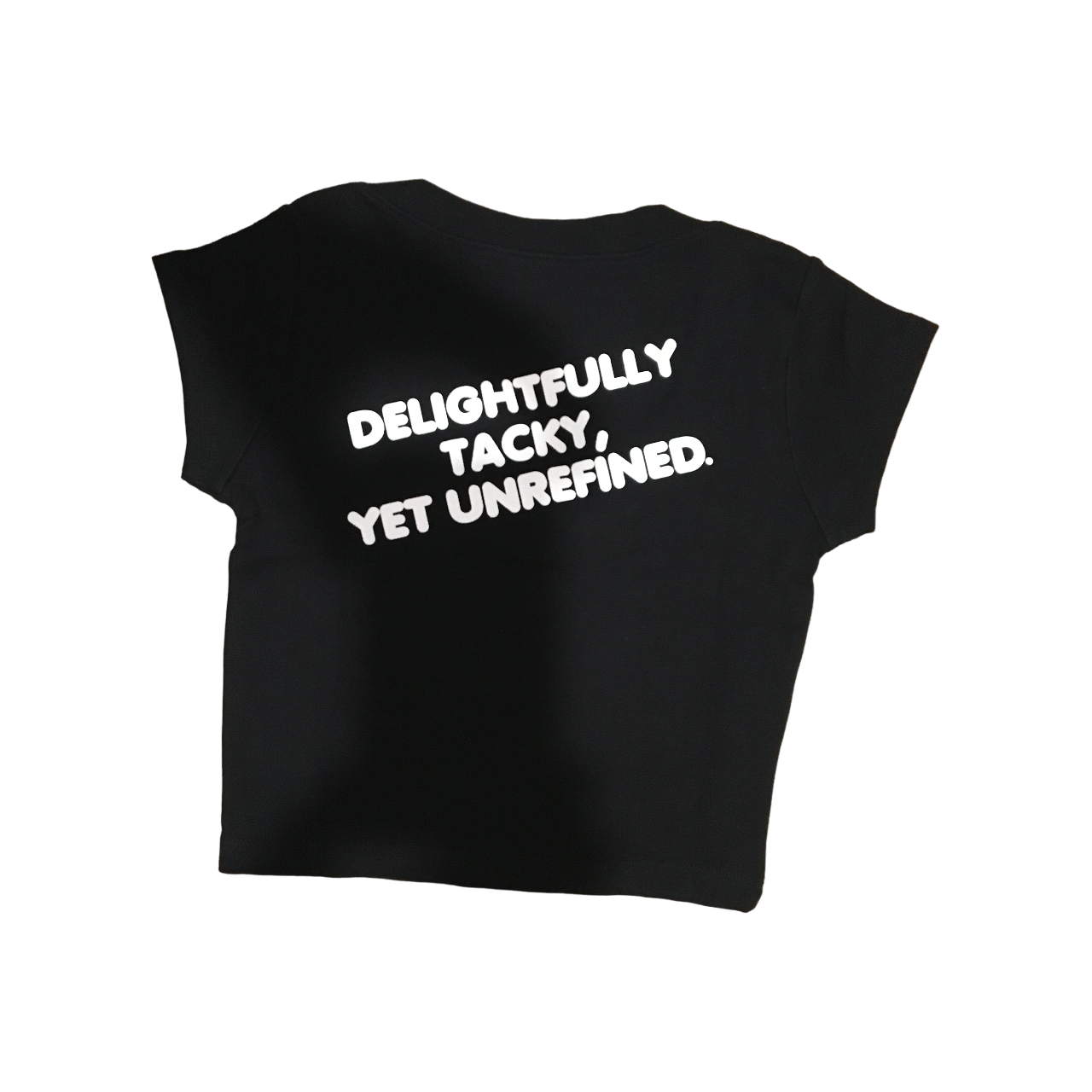Hooters Disfraz para mujer, top corto negro con cuello en V, talla XS