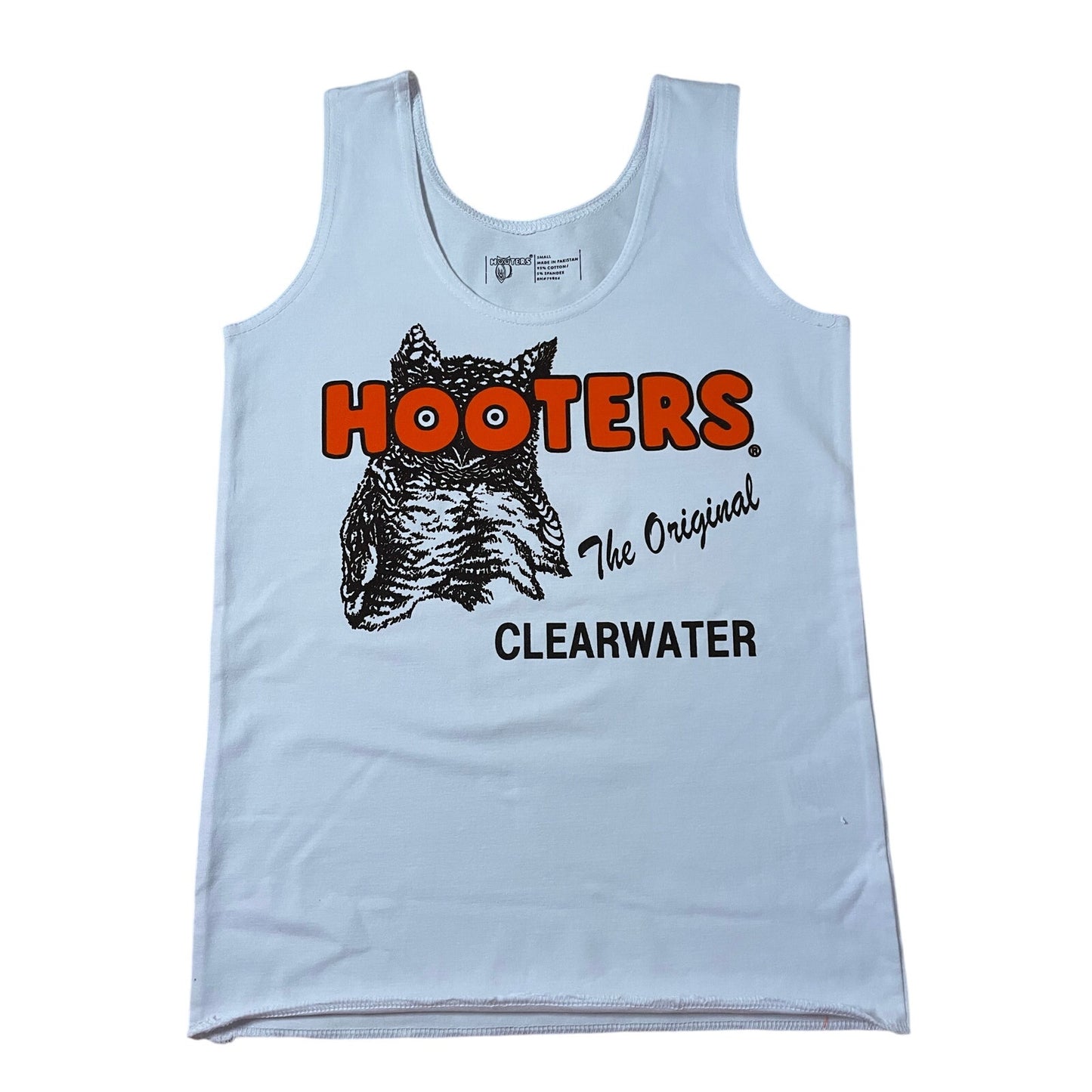 New Women’s Hooters Girl Uniform Tank Shorts & Pouch from Clearwater Florida Size Small