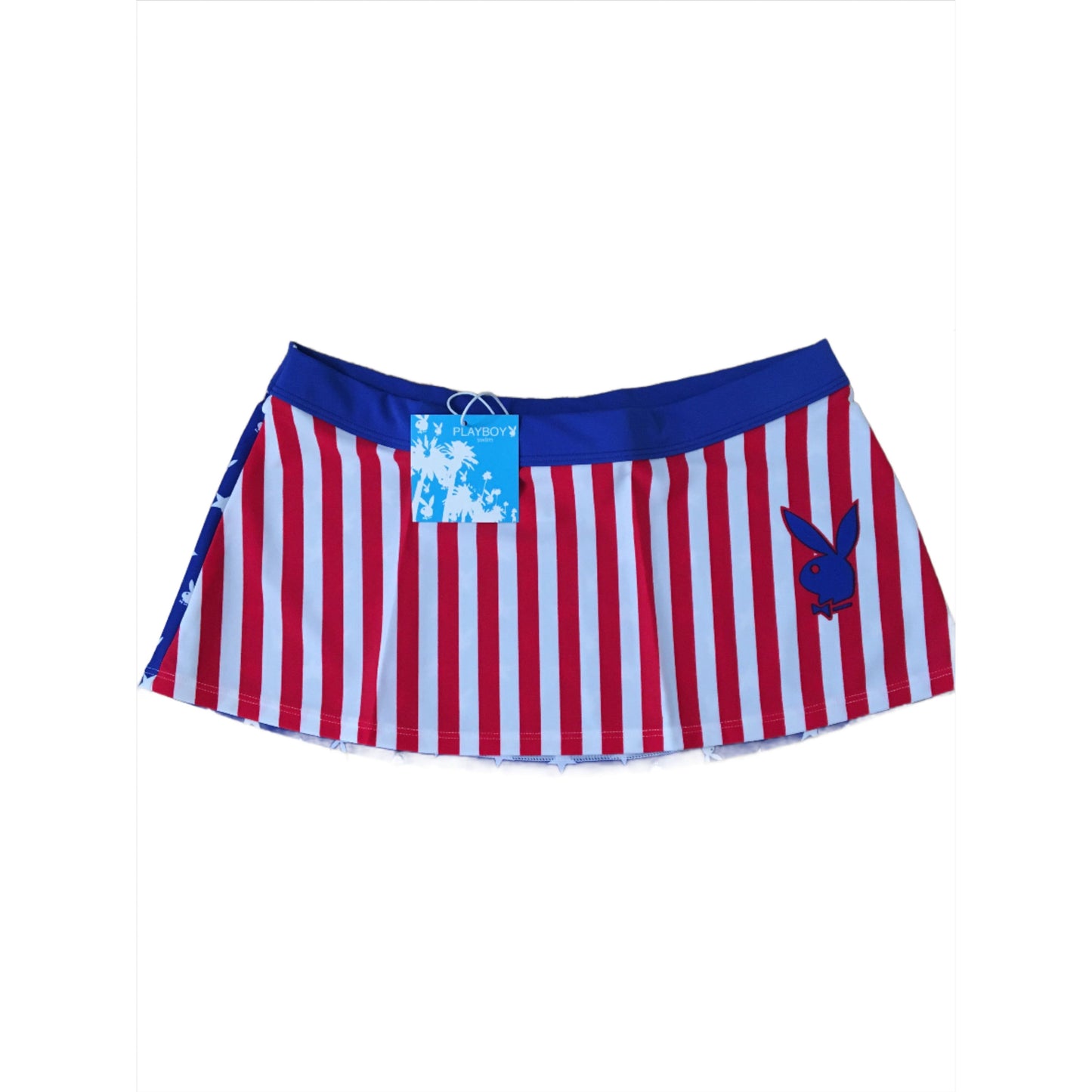New Women's Rare Vintage Patriotic Playboy Cover up Skirt