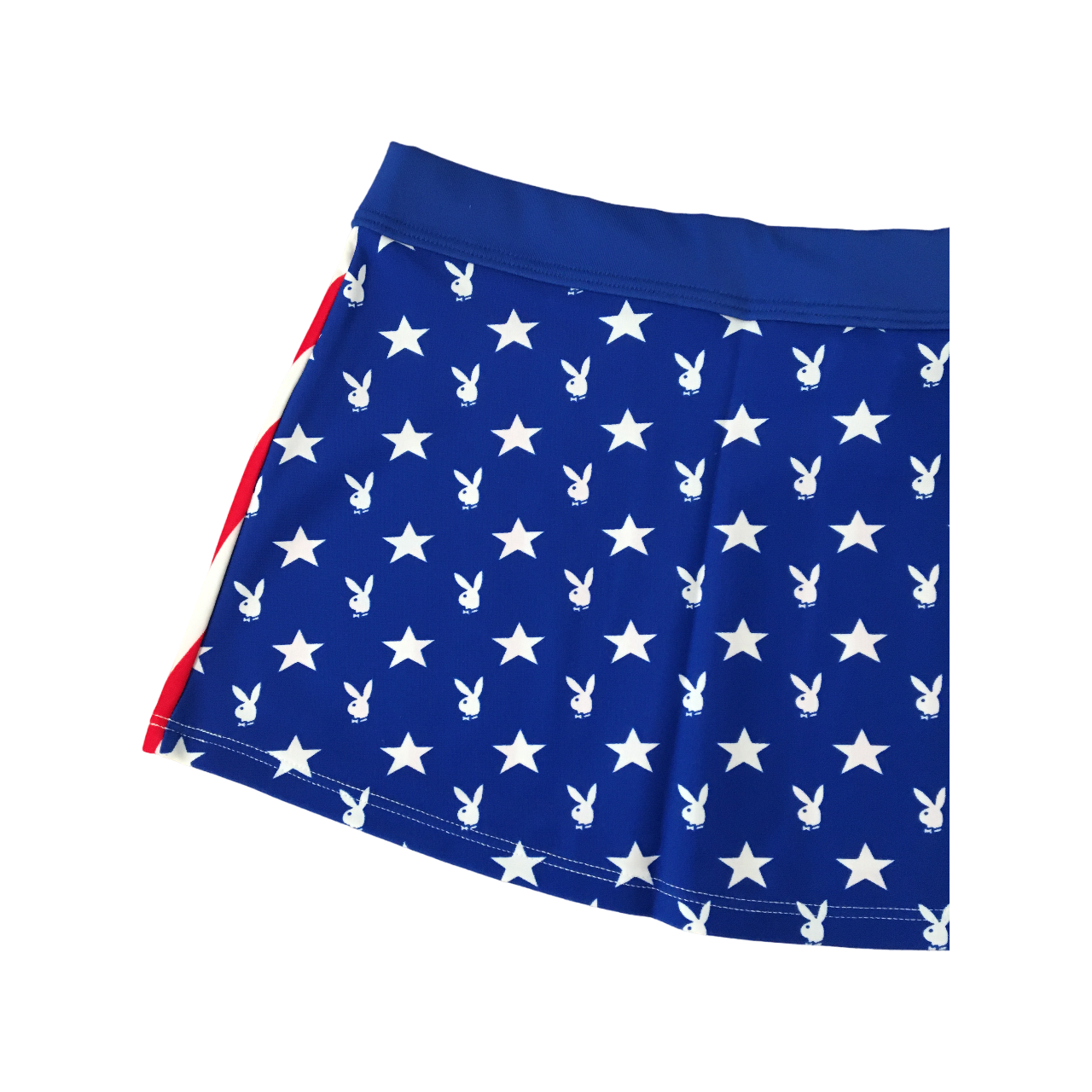 New Women's Rare Vintage Patriotic Playboy Cover up Skirt