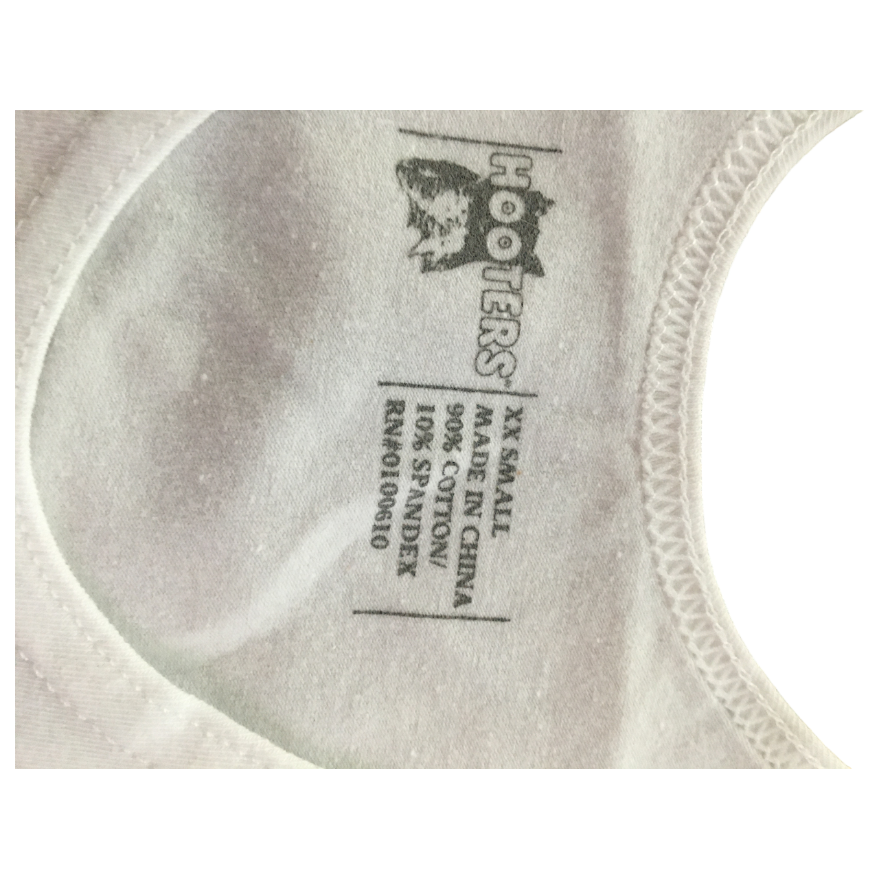 Des Moines white tank size 2xs