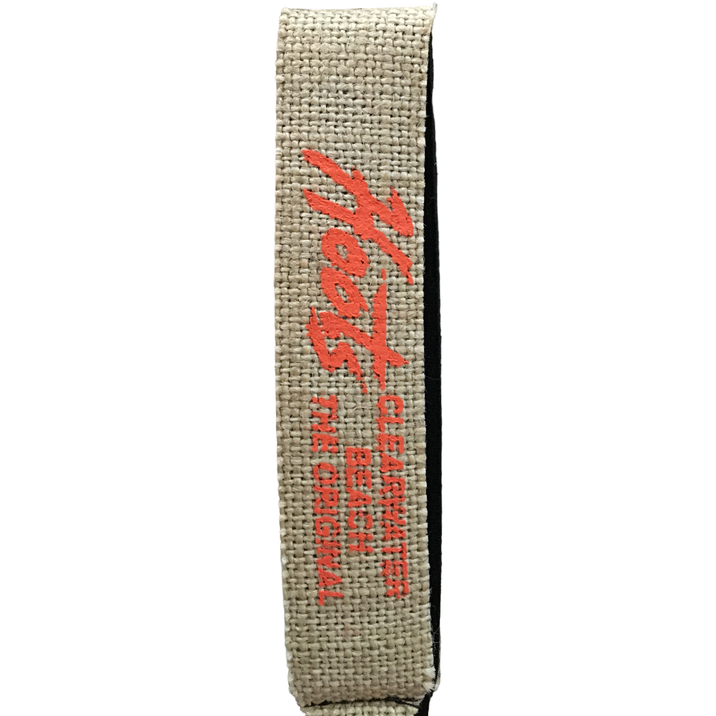 Hoots Clearwater Beach Koozie Key Ring Credit Card Holder
