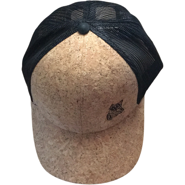 New York City Hooters Owl Cork Black Trucker Hat