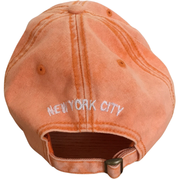 New York City Hooters Owl Washed Orange Hat