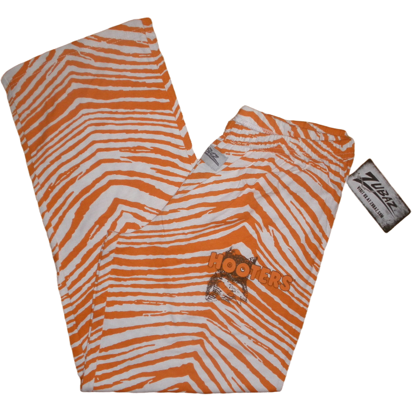 Hooters Women's Sexy Stretchy Zubaz Zebra Zumba Pants