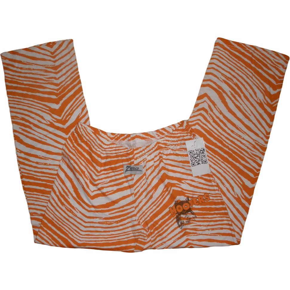 Hooters Women's Sexy Stretchy Zubaz Zebra Zumba Pants