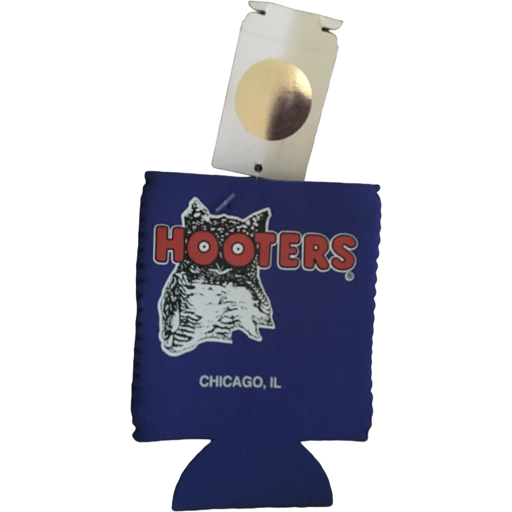 Chicago Hooters New Blue Red Can Koozies