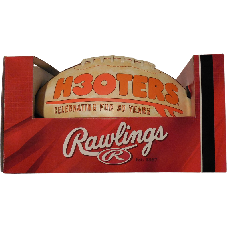 Hooters 30th Anniversary Vintage Collectible Full Size Football