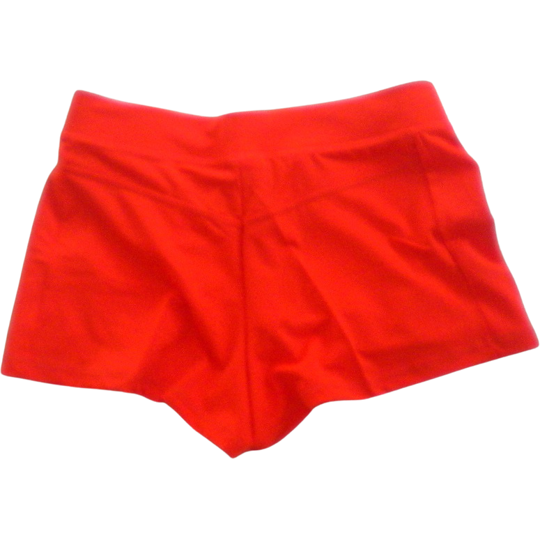 Hooters Orange Uniform Outfit Costume Shorts - Hootrsnhose