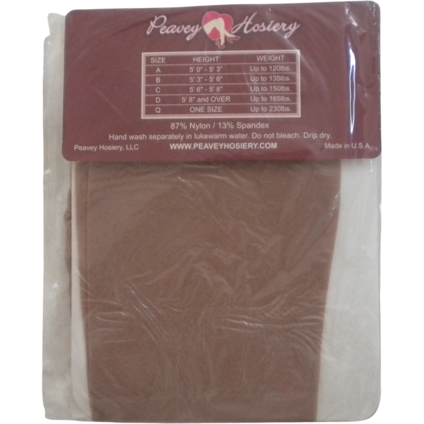 Peavey High Gloss Tights in Coffee Bean - Hootrsnhose