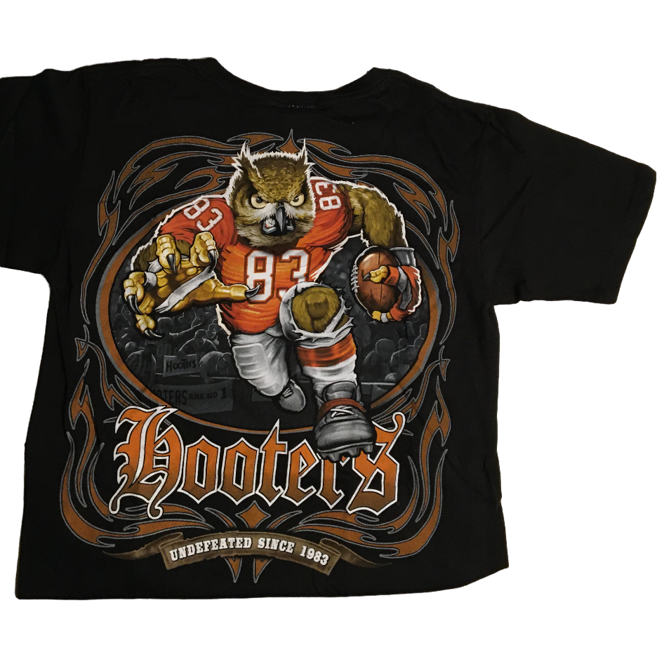 Hooters Men's "Undefeated Since 1983" Running Back T-shirt
