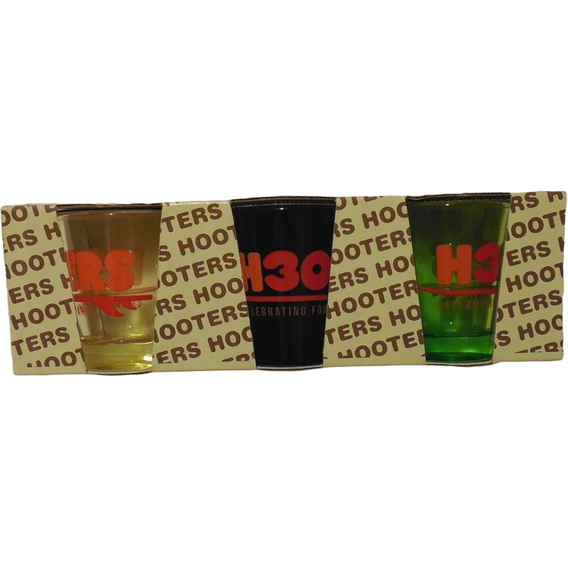 30th Anniversary shotglass set