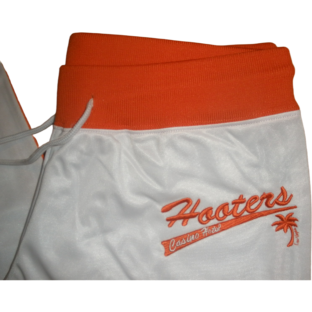 Hooters Women's Las Vegas Casino Hotel White Track Pants