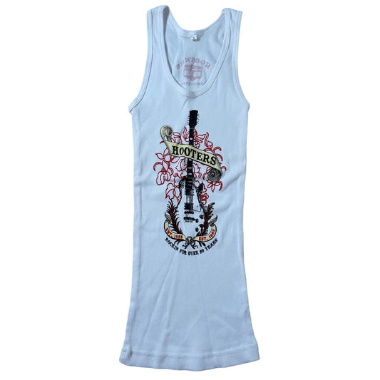 New Hooters Rare Ribbed Rockin for Over 20 Years Tank from Atlantic City New Jersey size Small
