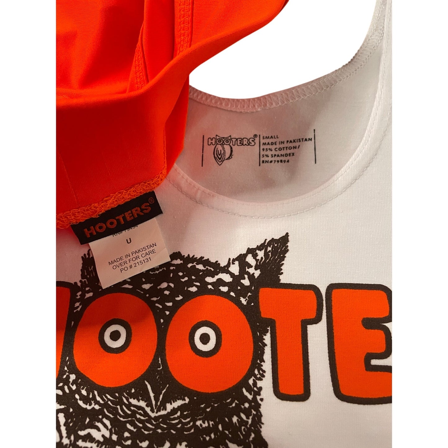 New Women’s Hooters Girl Uniform  Clearwater Florida Size Small