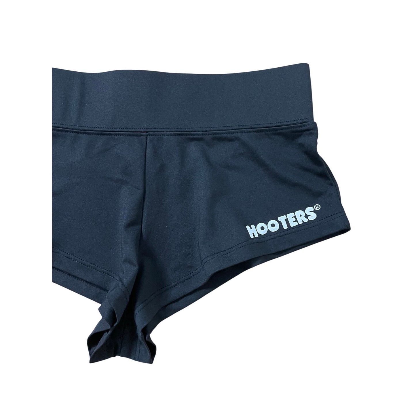 New Women’s Hooters girl uniform Rare cheeky shorts Black size Xxs Super sexy