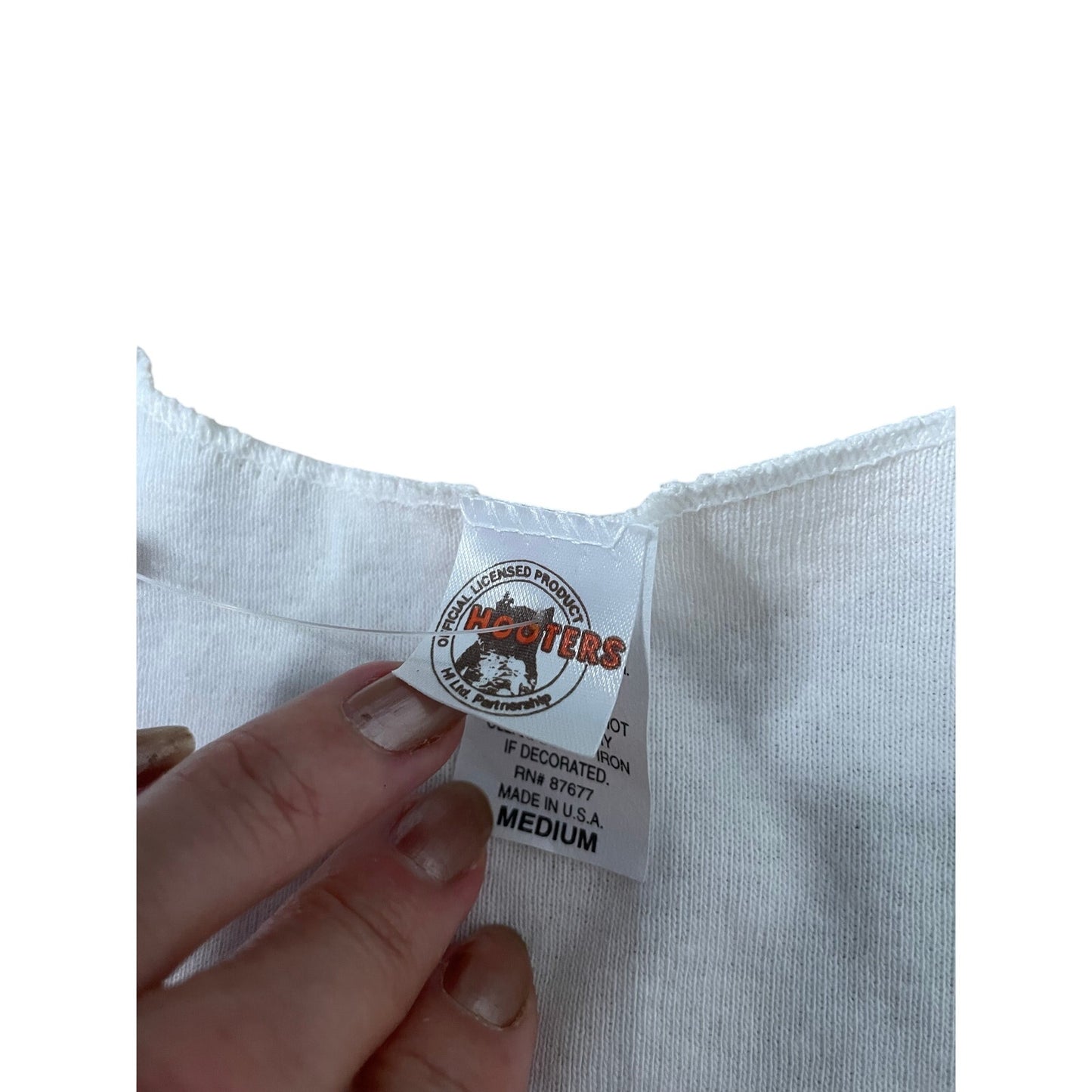 New Hooters Girl Uniform Rare Vintage Tank from Clearwater Florida size Medium
