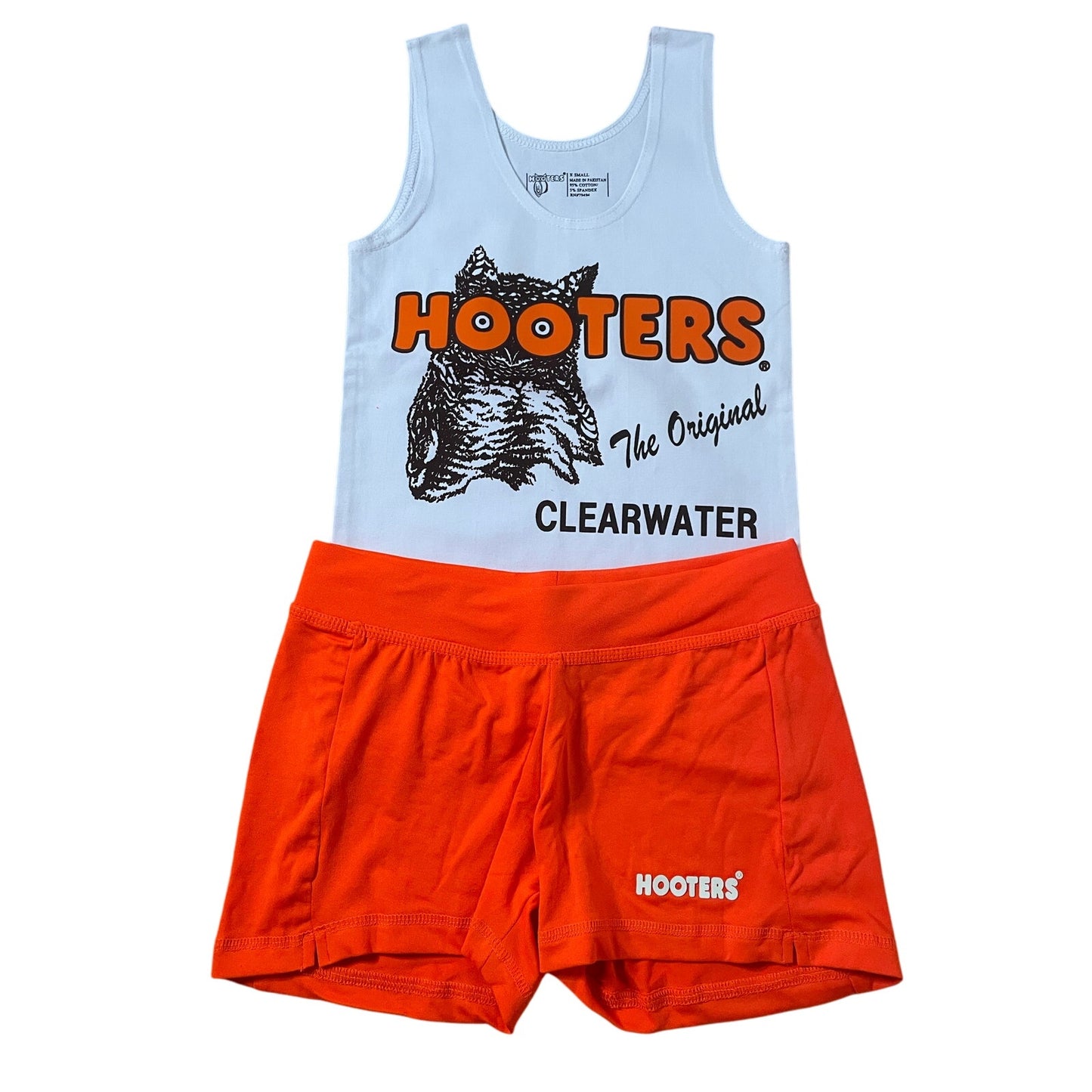 New Women’s Hooters Girl Uniform  Clearwater Florida Size Xs