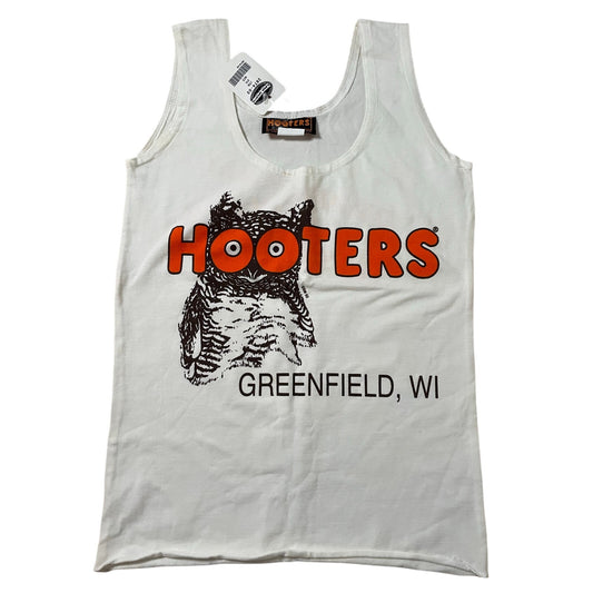 New Women’s Hooters Girl Rare Vintage Uniform Tank from Greenfield Wisconsin size Small