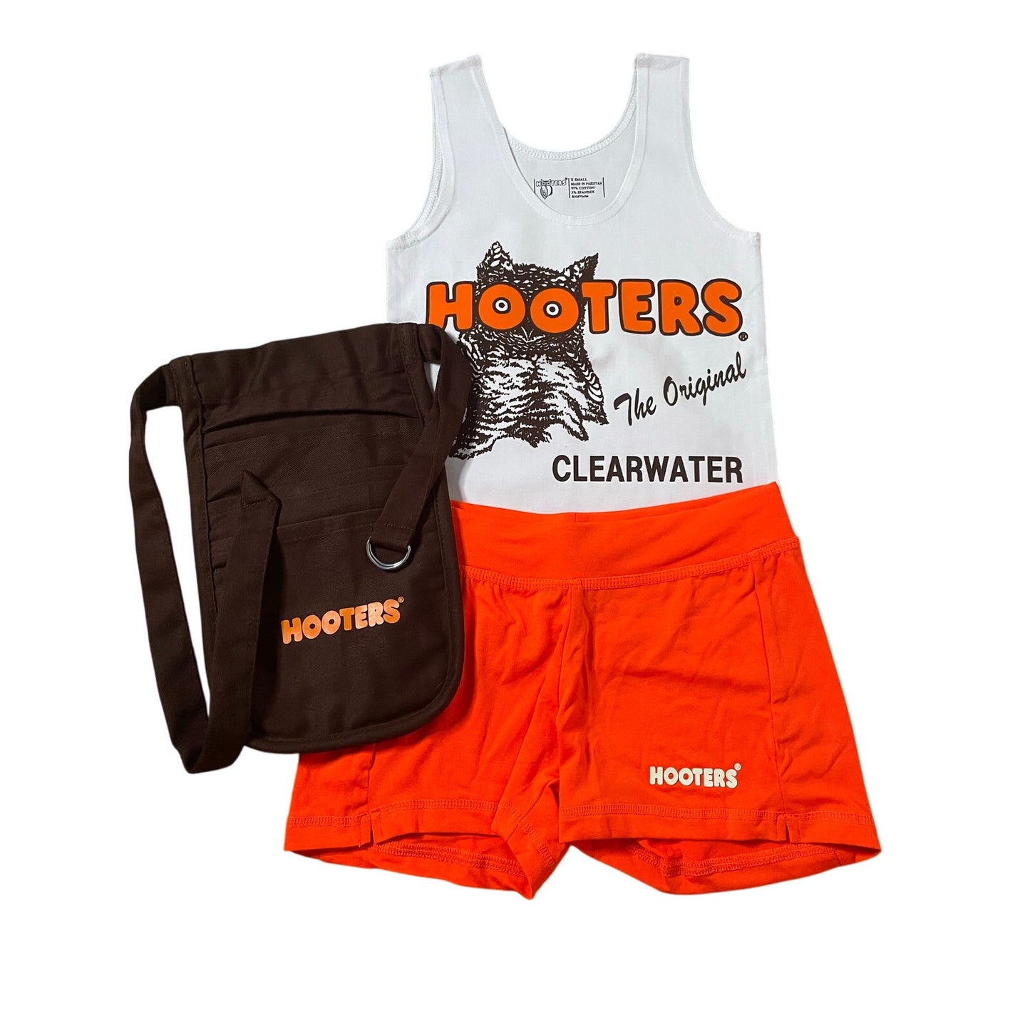 New Women’s Hooters Girl Uniform  Clearwater Florida Size Xs