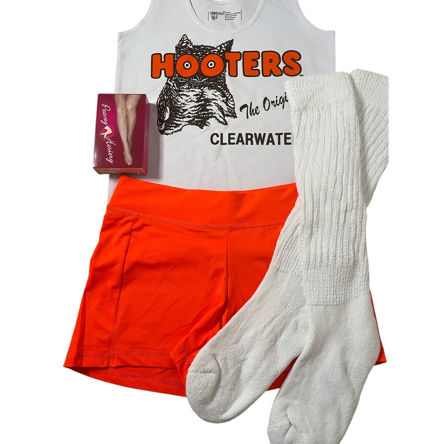 New Women’s Hooters Girl Uniform  Clearwater Florida Size Small