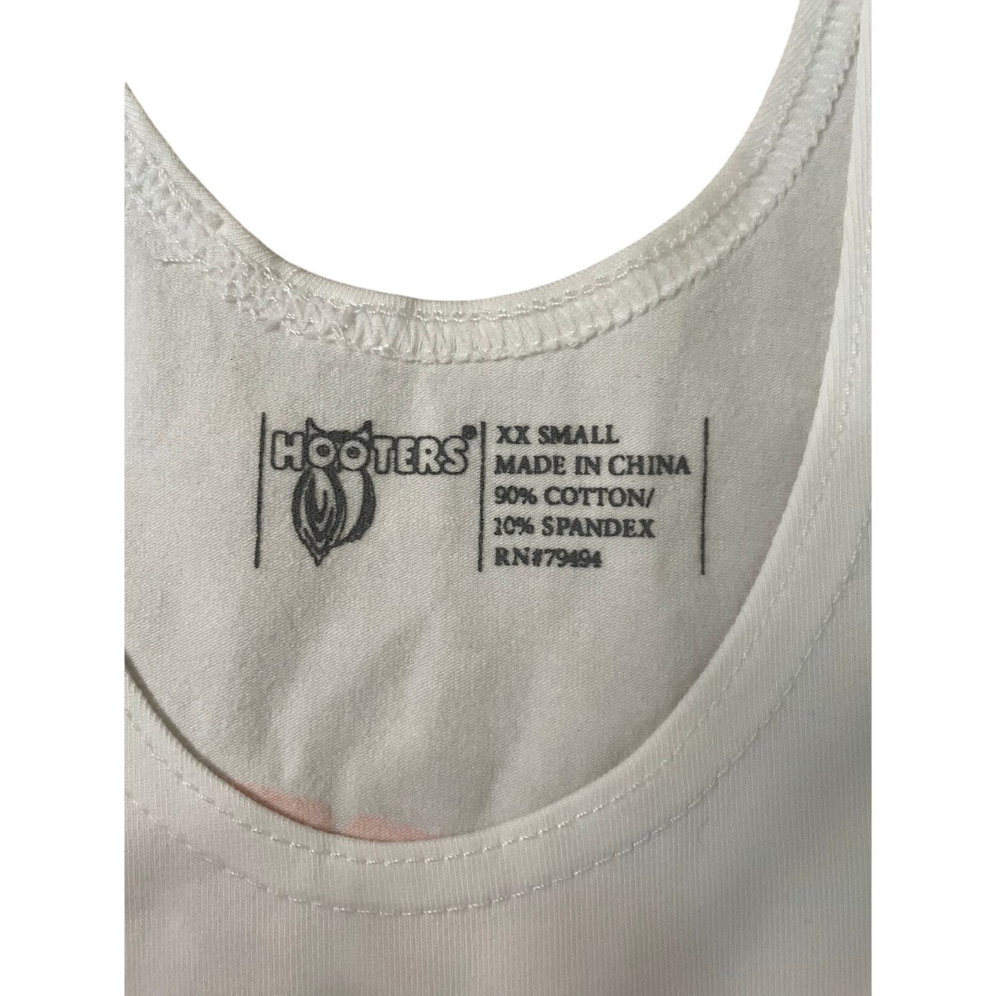 New Women’s Hooters Girl Uniform Rare Tank Top size Xxs