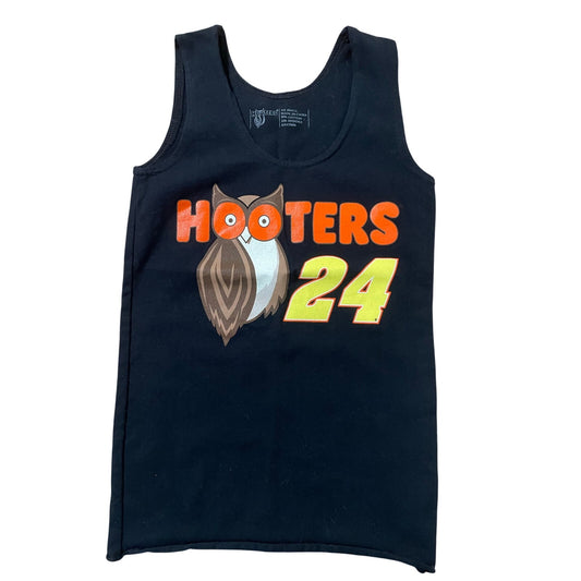New Hooters Girl Uniform Rare NASCAR Themed Chase Elliott #24 Tank Black size Xxs