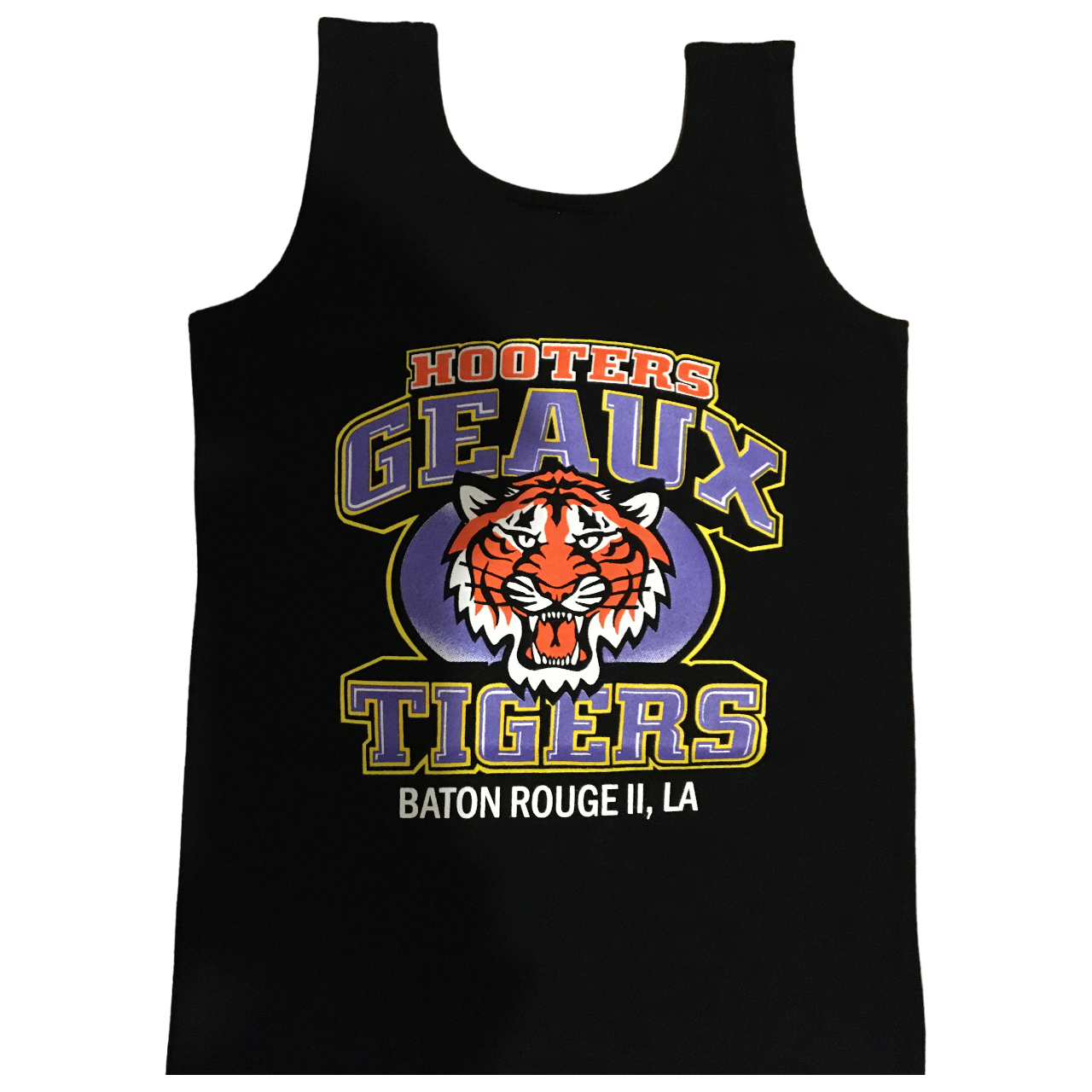 Baton Rouge II LA New Hooters Women's Black Tank Top XSmall