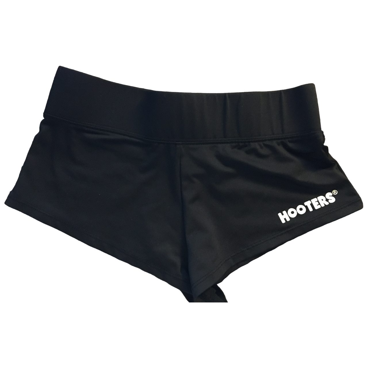 Hooters New Women's Uniform Outfit Costume Cheeky Black Shorts