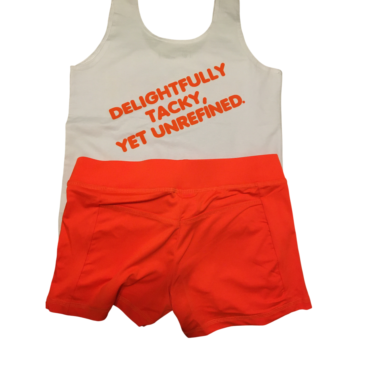 Clearwater Hooters Girl Uniform Costume Tank Shorts Combo