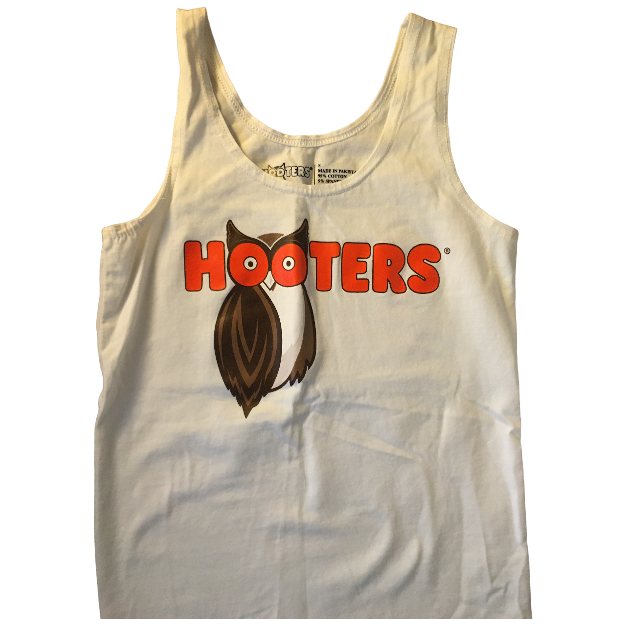 Hooters Women's Outfit Costume New Logo White Tank Top