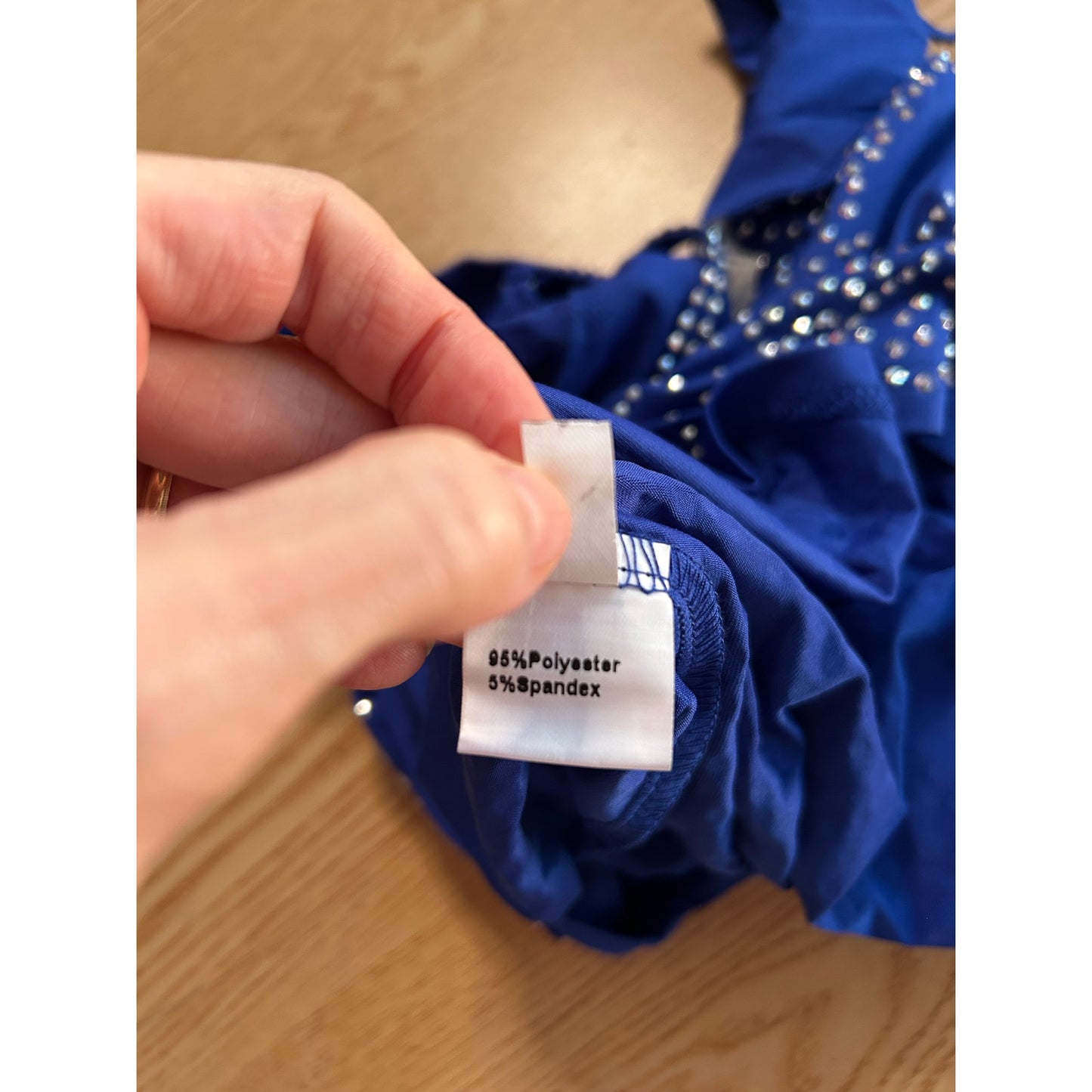 B30 New Women’s Studded Dress Stretchy Lightweight Dark Blue size Medium Large