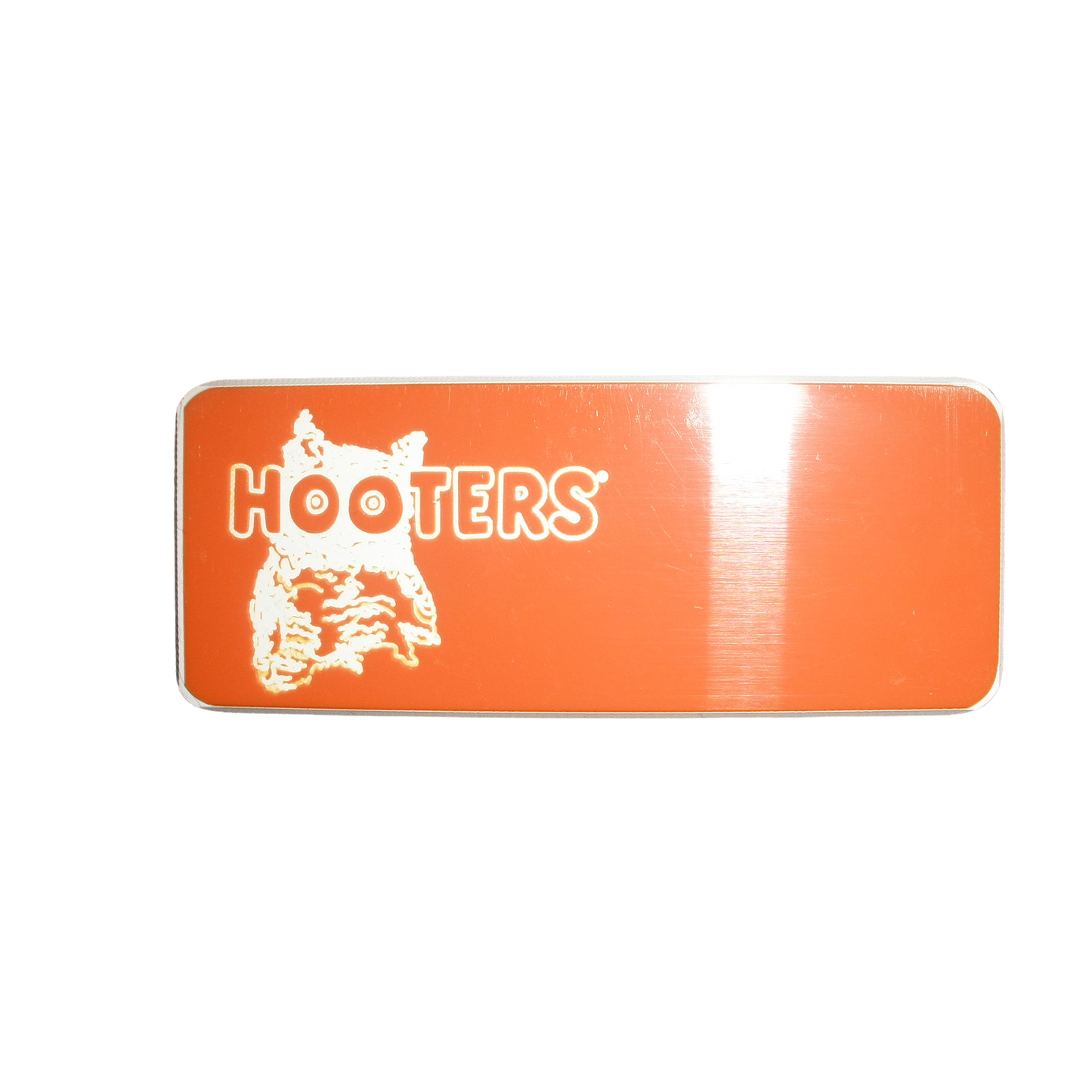 Hooters Women's Uniform Costume Brown Pouch and Nametag