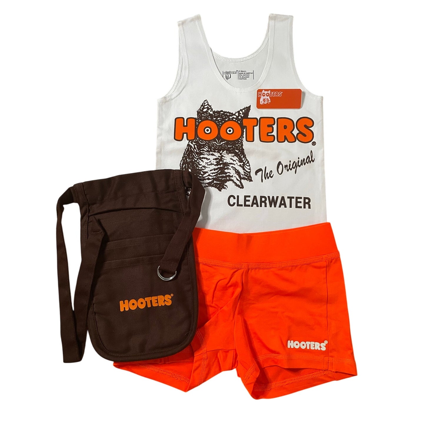New Women’s Hooters Girl Uniform  Clearwater Florida Size Xs