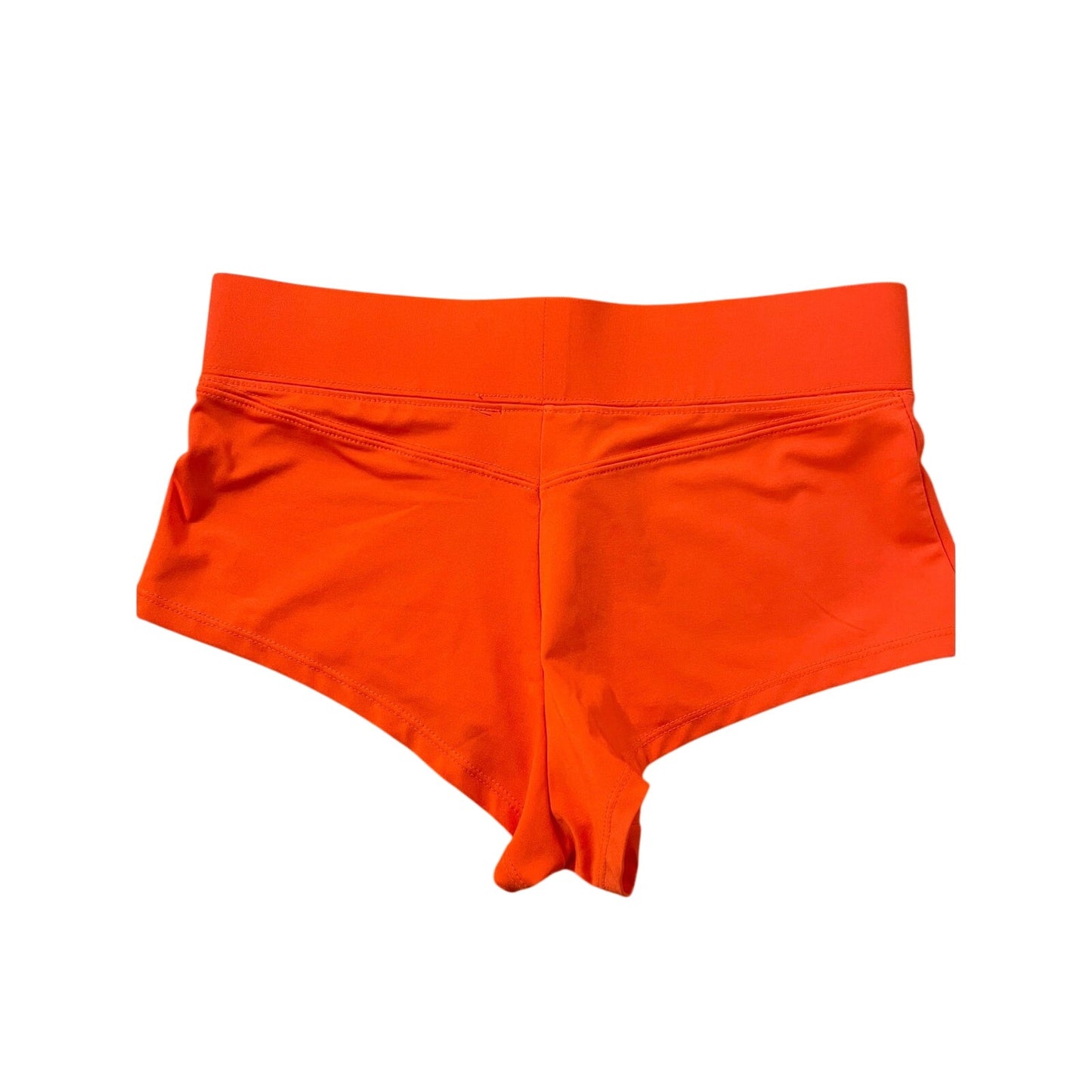 New Women’s Hooters girl uniform Rare cheeky shorts Orange size Small Super sexy