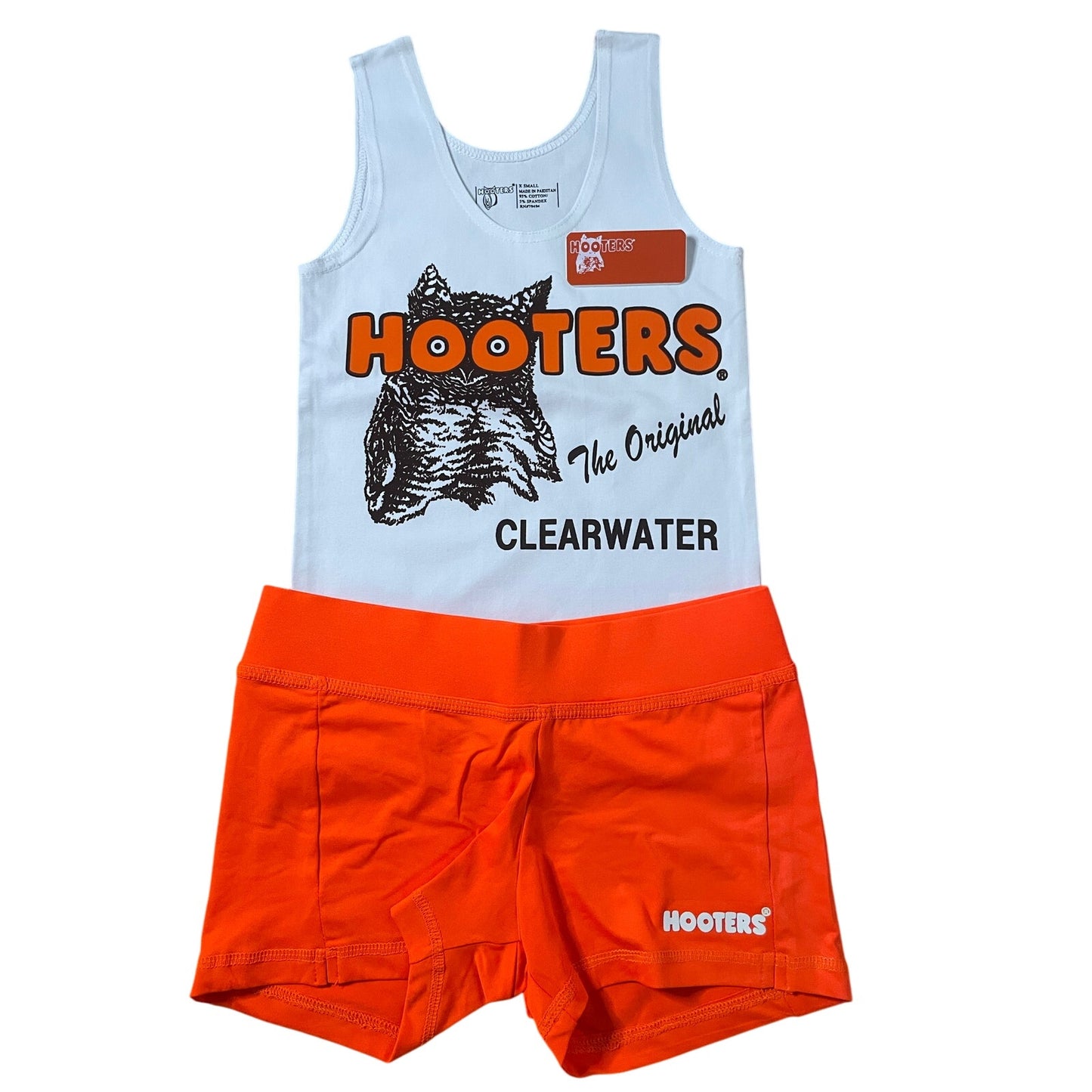 New Women’s Hooters Girl Uniform  Clearwater Florida Size Xs