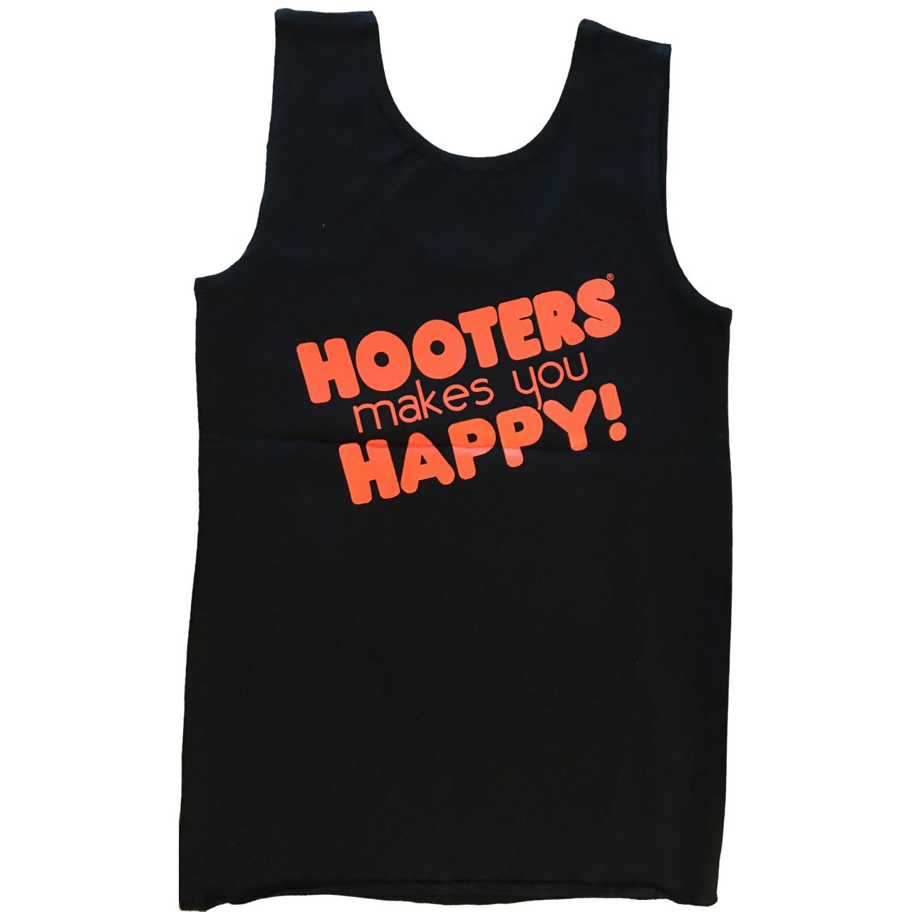Hooters Women's Costume Spandex Black Tank Top