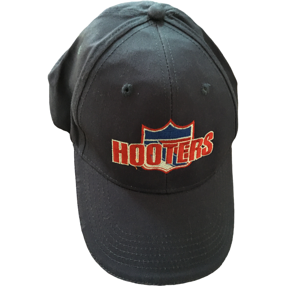 NYC Hooters Port Authority Navy Red White Blue Shield Hat