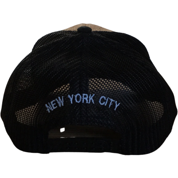 New York City Hooters Owl Cork Black Trucker Hat