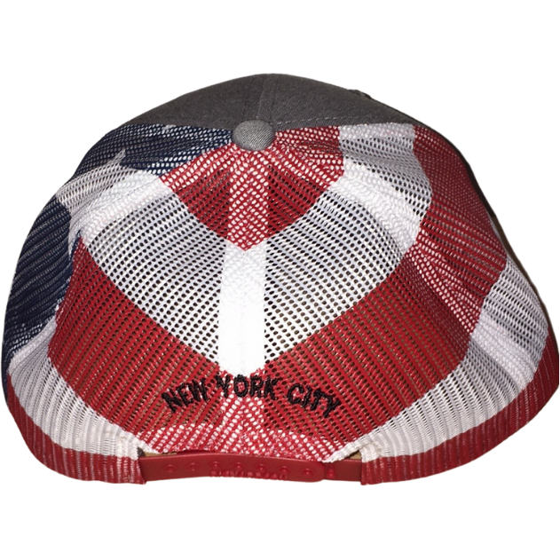 New York City Hooters Stars and Stripes Trucker Gray Hat