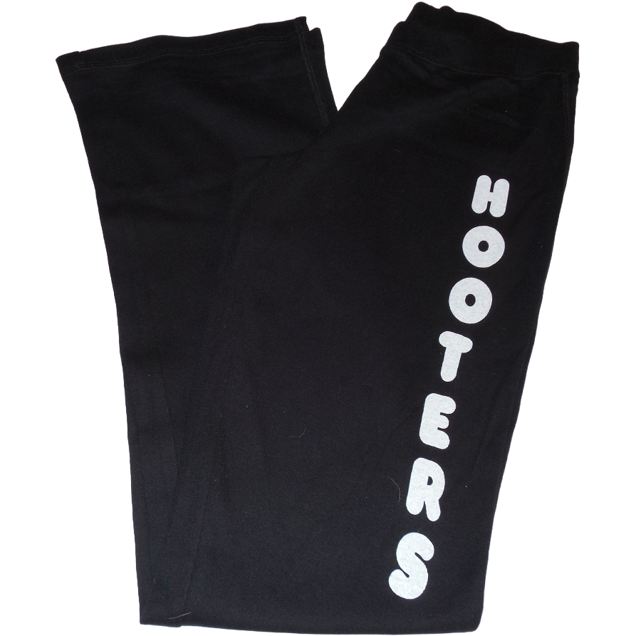 Hooters black yoga pants1