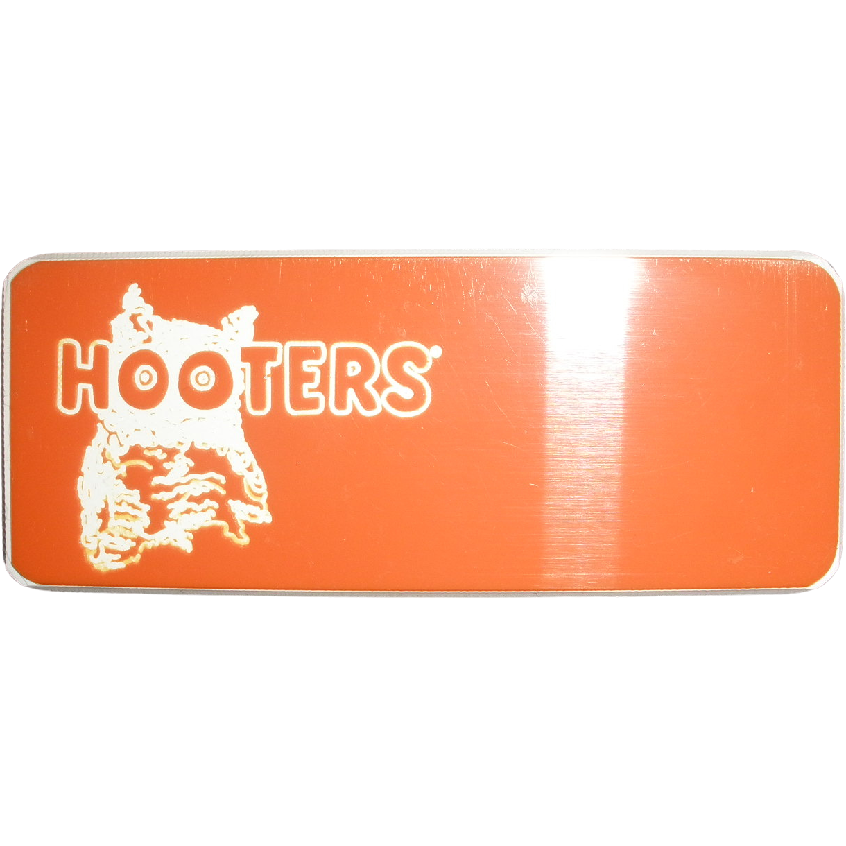 Hooters Girl Blank Name Tag for Engraving Outfit Costume - Hootrsnhose