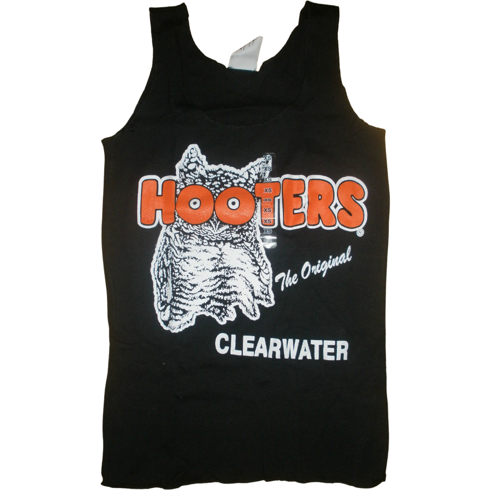 Clearwater Hooters Black Tank Top Outfit Costume - Hootrsnhose
