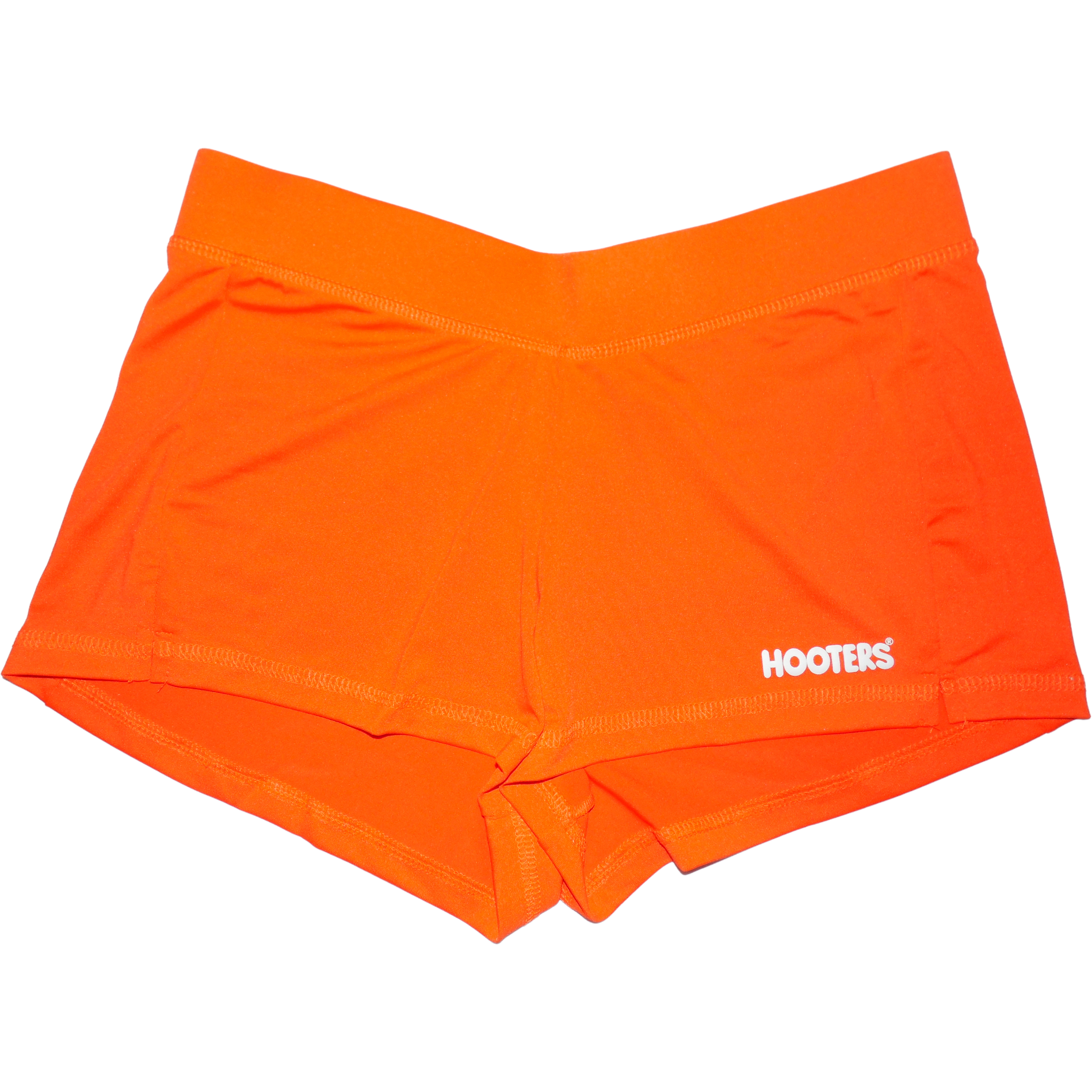 Hooters Orange Uniform Outfit Costume Shorts - Hootrsnhose