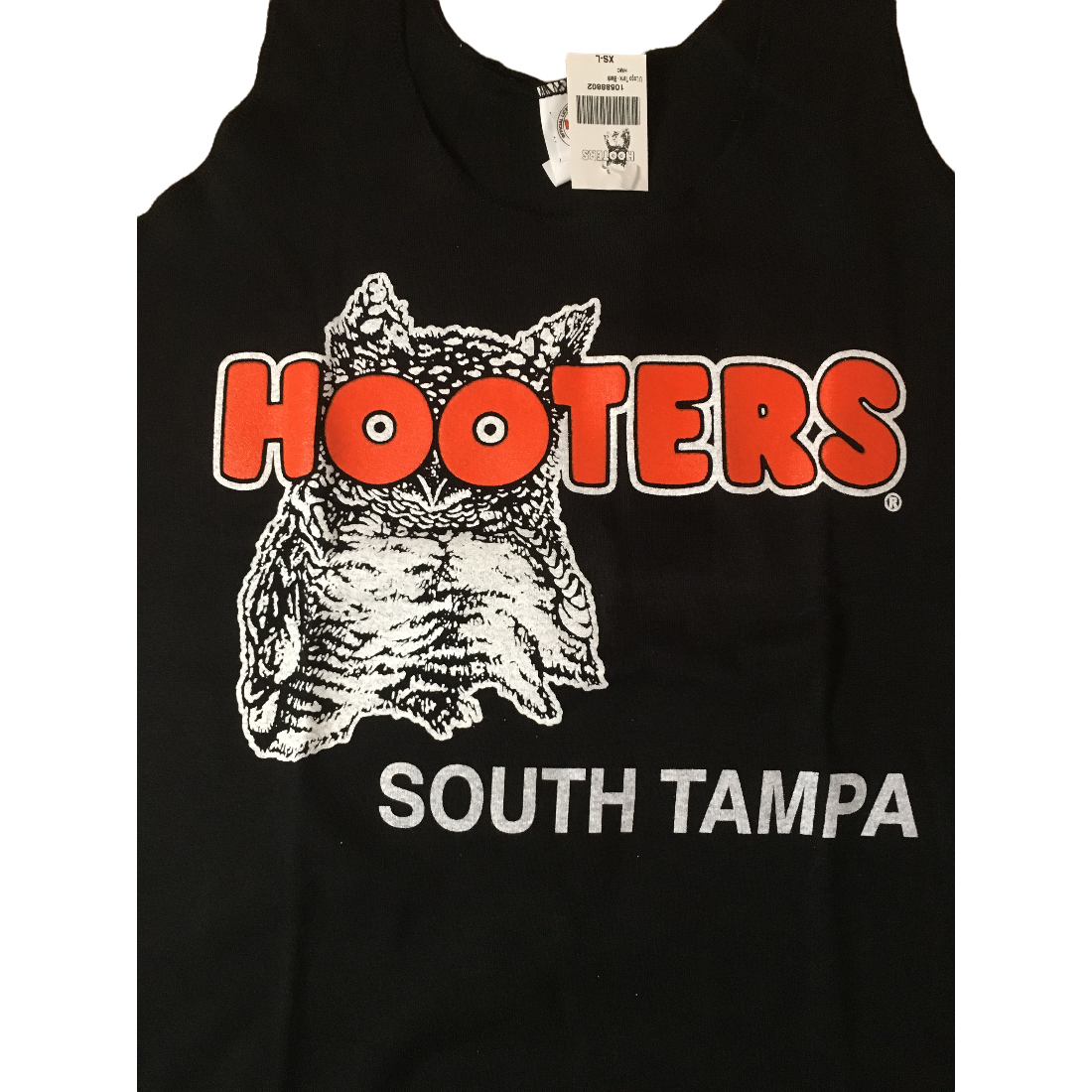 South Tampa Hooters Women's Outfit Costume Black Tank Top