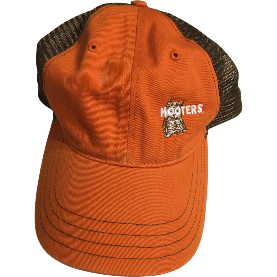 New York City Hooters Owl Green and Mango Trucker Hat